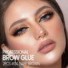Picture of Kaely PROFESSIONAL MAKEUP Brow Glue,Tinted Eyebrow Gel,Eyebrow Mascara Waterproof,gel para cejas a prueba de agua,Eye Brow Fast Sculpt,Vegan & Cruelty-Free,2Pcs-04 Dark Brown