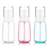 Picture of GIVITASOT 3pack Small Spray Bottle, 2oz Mini Spray Bottles, Empty Travel Spray Bottle, Fine Mist Plastic Spray Bottles (Clear+Green+Pink)
