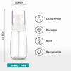Picture of GIVITASOT 3pack Small Spray Bottle, 2oz Mini Spray Bottles, Empty Travel Spray Bottle, Fine Mist Plastic Spray Bottles (Clear+Green+Pink)