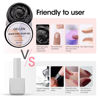 Picture of Gellen 2pcs Solid Nail Gel Glue Set for Soft Gel Nail Tips, 15g/pc Clear Acrylic Nail Tip Solid Gel Glue for DIY Nail Art, Solid Gel UV Nail Glue for Press on Nail, Need Nail Dryer Cured