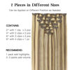 Picture of HOTBANANA Human Hair Clip in Hair Extensions, Ash Brown Highlighted Golden Blonde Hair Extensions 120g Clip in Hair Extensions Real Human Hair Straight Remy Hair Clip Ins 14 Inch 7pcs