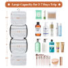 Picture of Toiletry Bag for Women, Water-resistant Travel Makeup Organizer with Hanging Hook, 5 Compartments Large Cosmetic Case for Accessories, Shampoo and Full Sized Container, Shower Bag, Christmas Gift