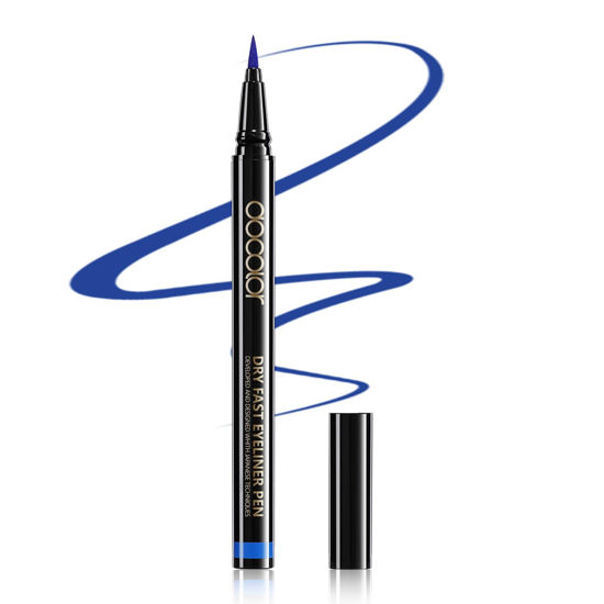 Picture of docolor Waterproof Eyeliner Pen Super Slim Liquid Precise All Day Eye Liner Gel Blue
