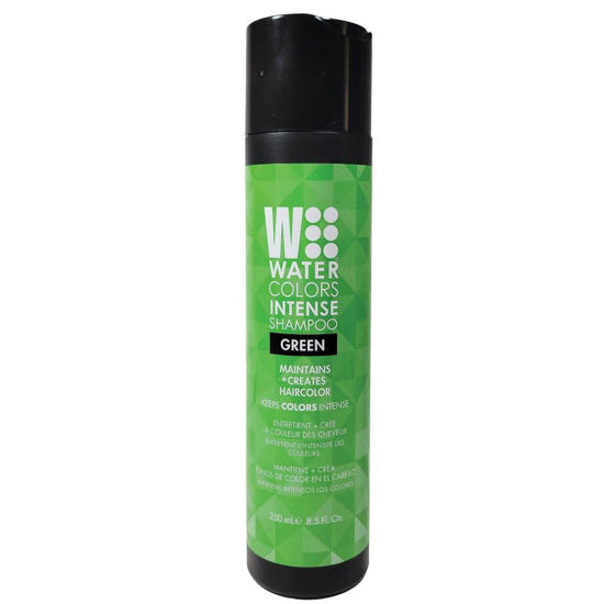 Picture of Watercolors INTENSE Semi Permanet Color Depositing Shampoo. Sulfate & Paraben Free to Maintain & Enhance Hair Color 8 fl oz - GREEN