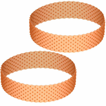 Picture of WILLBOND 2 Pieces Silicone Grip Wig Band Adjustable Silicone Wig Headband Fix Non Slip Wig Bands Seamless Wig Band Wig Grip Band Strong Holder for Men Women Sports Yoga (Dark Brown)