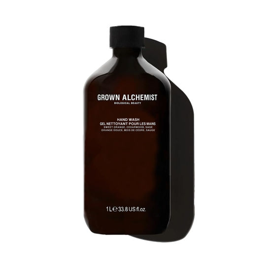 Picture of Grown Alchemist Hand Wash REFILL: Tasmanian Pepper, Tangerine, Chamomile, Gentle Hydrates and Cleanses Skin, 33.8 Ounce (1L).