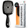 Picture of Janeke Original Patented Superbrush Detangler Brush Anti-static Hairbrush Easy For Wet or Dry Use Flexible with Nylon Bristle Great for All Hair Types - Long Thick Curly (Black)
