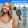Picture of Janeke Original Patented Superbrush Detangler Brush Anti-static Hairbrush Easy For Wet or Dry Use Flexible with Nylon Bristle Great for All Hair Types - Long Thick Curly (Black)