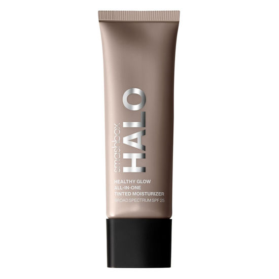 Picture of Smashbox Halo Healthy Glow All-In-One Tinted Moisturizer SPF 25 | Light to Medium Coverage| Hyaluronic Acid, Oil free + Anti Humidity, 0.4 Fl Oz, Dark