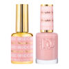 Picture of DND DC Gel Polish Set, Beige Nude Collection, UV/LED Gel Polish and Air Dry Nail Lacquer, Matching Chip-Free Polish Duo, 085 Pumpkin Latte, 0.5 Fl Oz