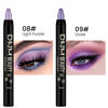 Picture of Kaely 2Pcs Cream Eyeshadow Stick Set for Eyes,Light Purple & Vioiet Shimmer Pen,Eye Brightener Halloween Makeup,sombras para ojos,Smooth Eye Shadow Highlighter Crayon Pencil Waterproof,08+09