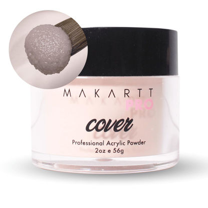 Picture of MakarttPro Acrylic Powder - 56g/2oz Acrylic Nail Cover Powder for Nail Extension, Perfect Acrylic Powder for Professional Private Nail Technicians - Color - Warm Caramel
