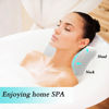 Picture of Bath Pillows for tub,Home Spa Pillows for Bathtub, Hot Tub,Head and Neck Support with 2 Strong Suction Cups,White
