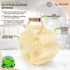 Picture of Almooni Mini Natural Loofah Sponge - Real Egyptian Shower Exfoliating Loofah - Small Loofah Scrubber for The Perfect Grip - 3 Count(1 Pack)