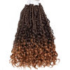 Picture of Beverlee 10 Inch 8 Packs Boho Box Braids Goddess Box Braids Kids Crochet Hair Bohemian Hippie Braids Braiding Hair Box Braids with Curly Ends Messy Pre-looped Synthetic Crochet Hair for Black Women