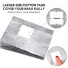 Picture of Makartt Nail Polish Remover, 100pcs Nail Foil Wraps for Soak Off Gel Polish Remover, with 1.18inch Pre-attached Lint Free Cotton Pads For Nails, Non Acetone Nail Polish Remover