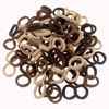 Picture of 100 Pack Nylon Small Hair Ties Seamless Ponytail Holder Toddlers Baby Girls' Hair Elastics