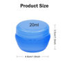Picture of Cosywell Small Travel Containers Plastic Travel Jars for Creams TSA Approved Refillable Cosmetic Containers Leak-proof Travel Size Containers with Lid for Lotion Makeup Cosmetics 6 Pieces