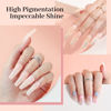 Picture of Modelones Dip Powder Translucent Sheer Nude Color, Nail Dipping Powder French Nail Art, 28 Long-Lasting Build Powder Pro System Salon DIY at Home No Needed Lamp Cured