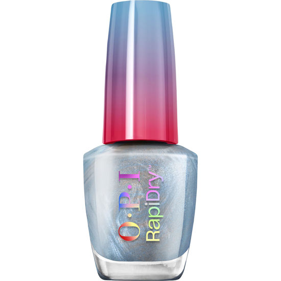 Picture of OPI RapiDry Freeze n’ Thank You | Opaque Soft Blue Metallic Quick Dry Nail Polish | Vegan, Smudge Proof, Fast Drying