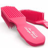 Picture of Pink Detangler Brush by Felicia Leatherwood - For Kinky, Curly, Wavy 4c or Straight Hair - Tame Your Tangles Smooth Your Coils - Pain Free for All Ages