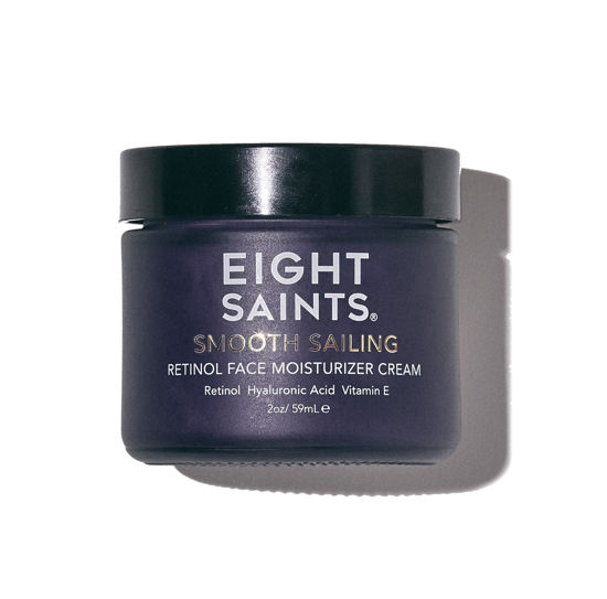 Picture of Eight Saints Retinol Facial Moisturizer Cream, For Firming Face, Neck & Eye Wrinkles and Lines, Deep Hydrating Lotion, Fragrance-Free, 2 Ounces