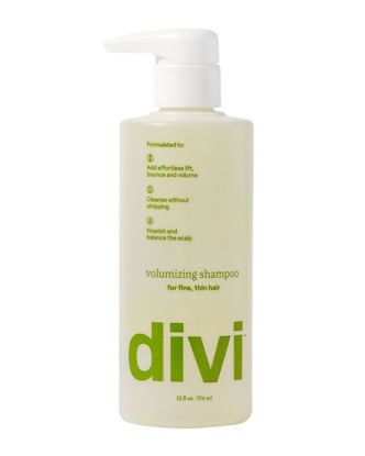 Picture of divi Volumizing Shampoo for Women and Men - Lightweight Volume Shampoo for Fine Hair - Formulated to Cleanse, Nourish and Balance the Scalp, 12 Fl Oz.