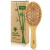 Picture of MRD Hair brush, Natural Bamboo Paddle Detangling Hairbrush, Massage Scalp Thick/Thin/Curly/Dry Hair For Women & Men