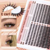 Picture of Focipeysa Manga Lash Clusters Wispy Eyelash Extensions 330Pcs Anime Lashes Extension Natural Eyelash Clusters 8-16mm Individual Eyelash Extension Bottom Lashes