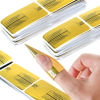 Picture of Nailskey Nail Forms for Gel Builder - 100 Pcs Self Adhesive Nail Extension Stickers for Acrylic, UV & Poly Gel with Tip Sculpting Guide - Nail Art for Home & Salon (Pack of 100)