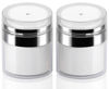 Picture of 2Pack 50ml Airless Pump Jar - 1.7 Oz Moisturizer Pump Dispenser, Lotion Dispenser, Drunk Elephant Container for Thick Moisturizer, Skincare Cream, Travel Lotion Container