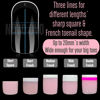 Picture of NOVO OVO 300 Pcs Toe Dual Nail Forms for Poly Gel Toenail Extension, Reusable Full Cover Molds for French Tip Acrylic Toenails, Nail Art Design Molds for Pedicure, for Salon & DIY at Home 15 sizes