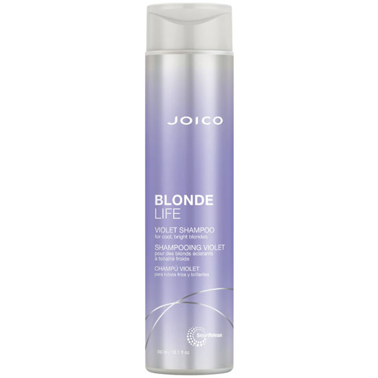 Picture of Joico Blonde Life Violet Shampoo | For Cool & Bright Blonde Hair | Neutralize Brassy Tones | Banish Yellow Tones | Boost Shine | Sulfate Free | With Monoi & Tamanu Oil | 10.1 Fl Oz