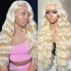 Picture of Alimubi hair 613 Lace Front Wig Human Hair 200 Density 613 13x6 Lace Front Wig Human Hair Body Wave 613 HD Lace Frontal Wig (24 Inch)