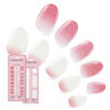 Picture of Dashing Diva Gloss Nail Strips Bundle - The Classic Ombre Collection | Smitten at Sundown & Mini Skirt | UV Free, Chip Resistant, Long Lasting Gel Stickers