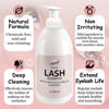 Picture of SVECKE Lash Shampoo 34 fl.oz/1 L, Eyelash Shampoo for Lash Extension, Eyelash Extension Cleanser, Lash Eyelid Foam Cleaning Kit for Salon Use and Home Use