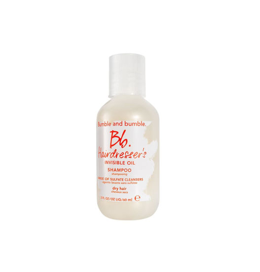 Picture of Bumble and bumble. Hairdresser's Invisible Oil Hydrating Shampoo | Hydrating, Anti Frizz, Softening, Color Safe | Curly, Wavy, Straight | With Argan Oil, Coconut Oil + Grapeseed Oil, Mini, 2 Fl Oz