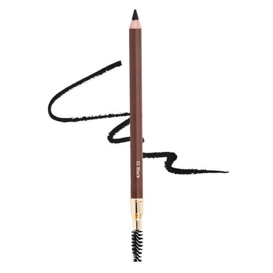 Picture of 1pcs Eyebrow Pencil Longlasting Waterproof Durable Liner Eyebrow 5 Colors to Choose (1# Black)