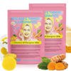 Picture of Xaarty 2Pack Turmeric Kojic Acid Cleansing Pads, Turmeric Cleansing Pads Helps Balance Skin Oil And Water, Remove Excess Keratin From The Body'S Skin, 80PCS