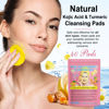 Picture of Xaarty 2Pack Turmeric Kojic Acid Cleansing Pads, Turmeric Cleansing Pads Helps Balance Skin Oil And Water, Remove Excess Keratin From The Body'S Skin, 80PCS