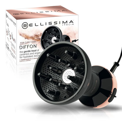 Picture of Bellissima Italia Hair Diffuser Diffon Ceramic - Lightweight Curly Hair Dryer with Argan Oil - DF1 5000