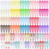 Picture of 120 Pcs Funtopia 2 Inch Candy Color Barrettes and Non-Slip Metal Snap Hair Accessories for Kids, Teens, and Women (40 Assorted Colors)