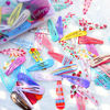 Picture of 120 Pcs Funtopia 2 Inch Candy Color Barrettes and Non-Slip Metal Snap Hair Accessories for Kids, Teens, and Women (40 Assorted Colors)