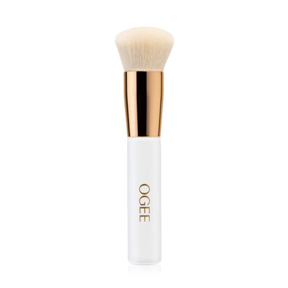 Picture of Ogee Blender Brush - Professional Quality Makeup Brush - Ultra-Soft Foundation Brush with Vegan Bristles for Flawless Makeup Application