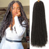 Picture of Alrence Passion Twist Hair 20 Inch 8 Packs Water Wave Crochet Hair Curly Braiding Hair For Butterfly Locs Long Bohe Crochet Braids (20 Inch (Pack of 8), 4#)