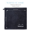 Picture of White Classic Bleach Safe Black Makeup Washcloths for Face Cleansing, 12 Pack - Super Soft Luxury Cotton Black Makeup Towels, Highly Absorbent and Quick Dry, All Makeup Remover Cloth | 13 x 13