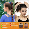 Picture of 20 Boho Hair Ties in 5 Styles, 10 Colors - Cute Bracelets for Thin and Thick Hair, No Damage Elastics