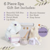 Picture of Lizush Luxury Spa Gifts for Women - 6 Piece Lavender Gift Baskets for Women, Body Care Set for Mom, Birthday Box, Self Care Spa Kit For Wife - Handmade In The USA