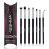Picture of Keshima Professional Eye Makeup Brushes Set with Eyeshadow Brush, Eye Shadow Blending Brush, Smudge, Angled Crease, Pencil, Angled Eyeliner and Bent Eyeliner Brushes