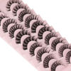 Picture of Eyelashes Russian Volume Strip Lashes 5 Styles Mixed Natural Wispy D Curly Mink False Eyelashes Look Like Extensions 10 Pairs by Yawamica